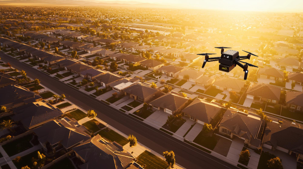 ispezioni tetti con drone