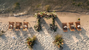 Riprese matrimonio con drone