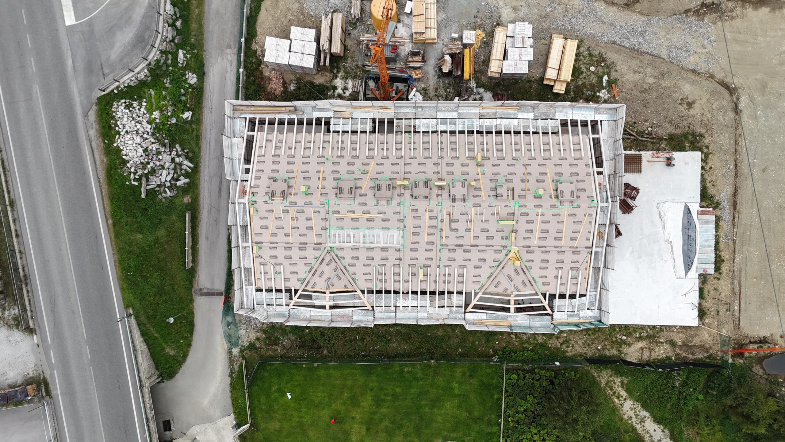 Ispezione tetti con drone