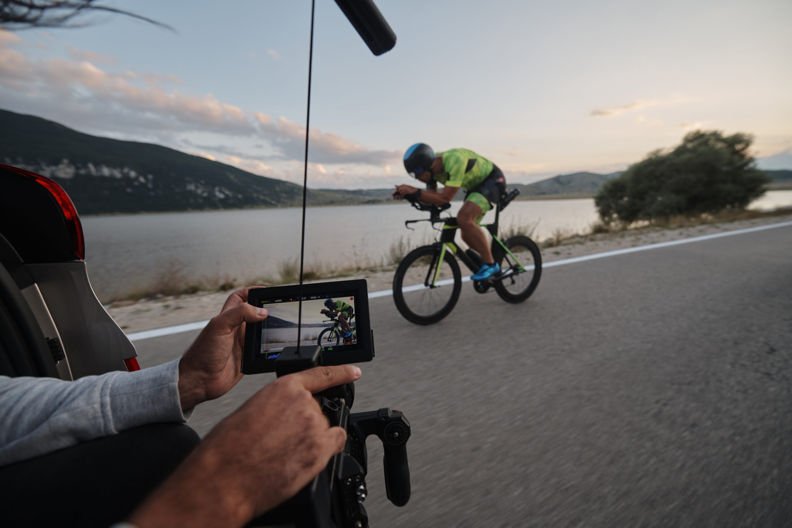 riprese aeree ciclismo