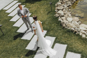 Riprese matrimonio con drone